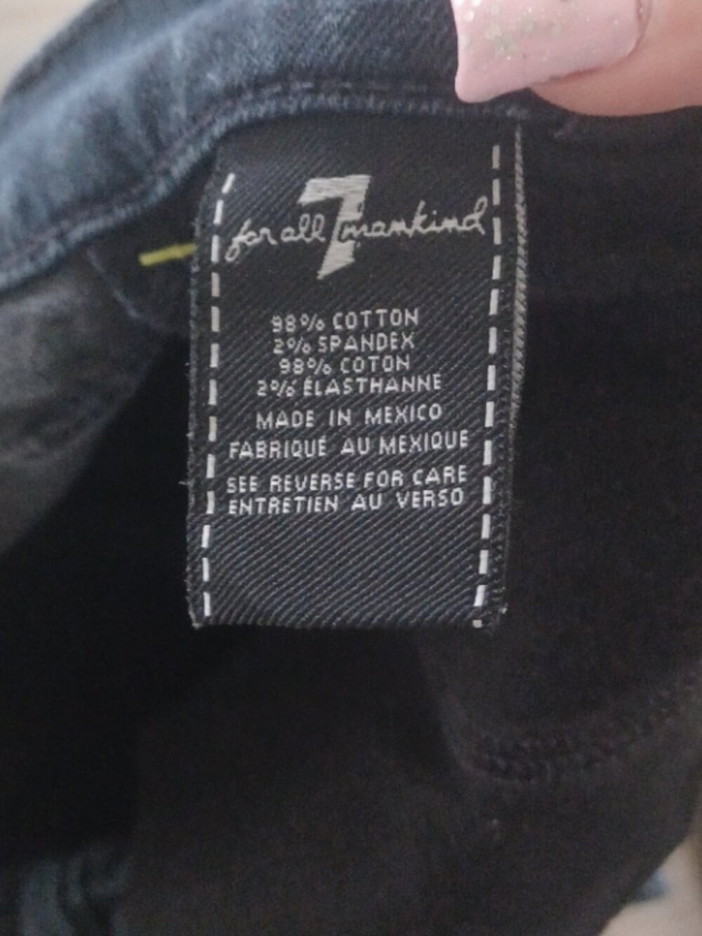 7 For all Mankind Slimmy Stretch Dark Denim Zip Fly 5 Pocket Jeans 31 - Picture 7 of 9